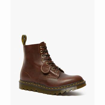 Dr Martens Férfi 1460 Pascal Made In England Ripple Sole Bakancs Sötét Barna